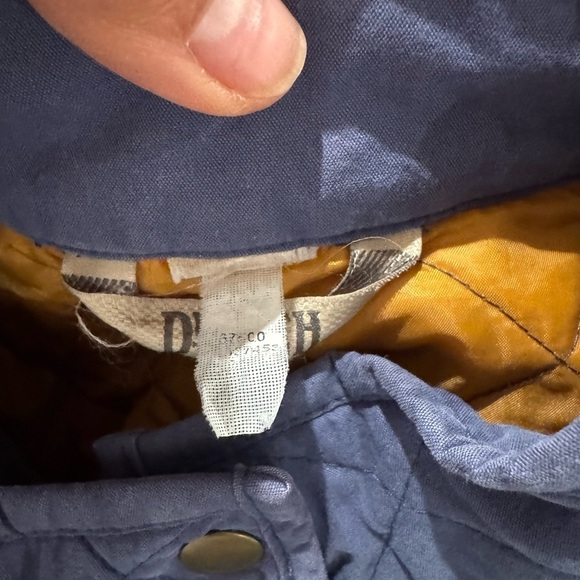 Duluth Blue Quilted Snap Button Jacket Women's L Insulated Stand Up Collar - Picture 3 of 11